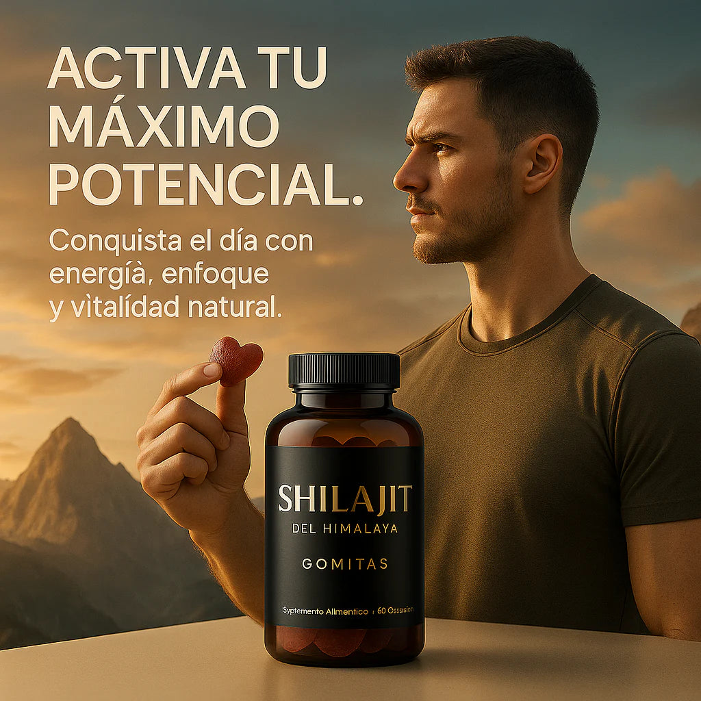 GOMAS SHILAJIT ⚡️ AUMENTA TU ENERGÍA ⚡️