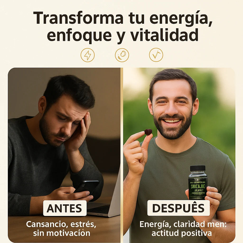 GOMAS SHILAJIT ⚡️ AUMENTA TU ENERGÍA ⚡️